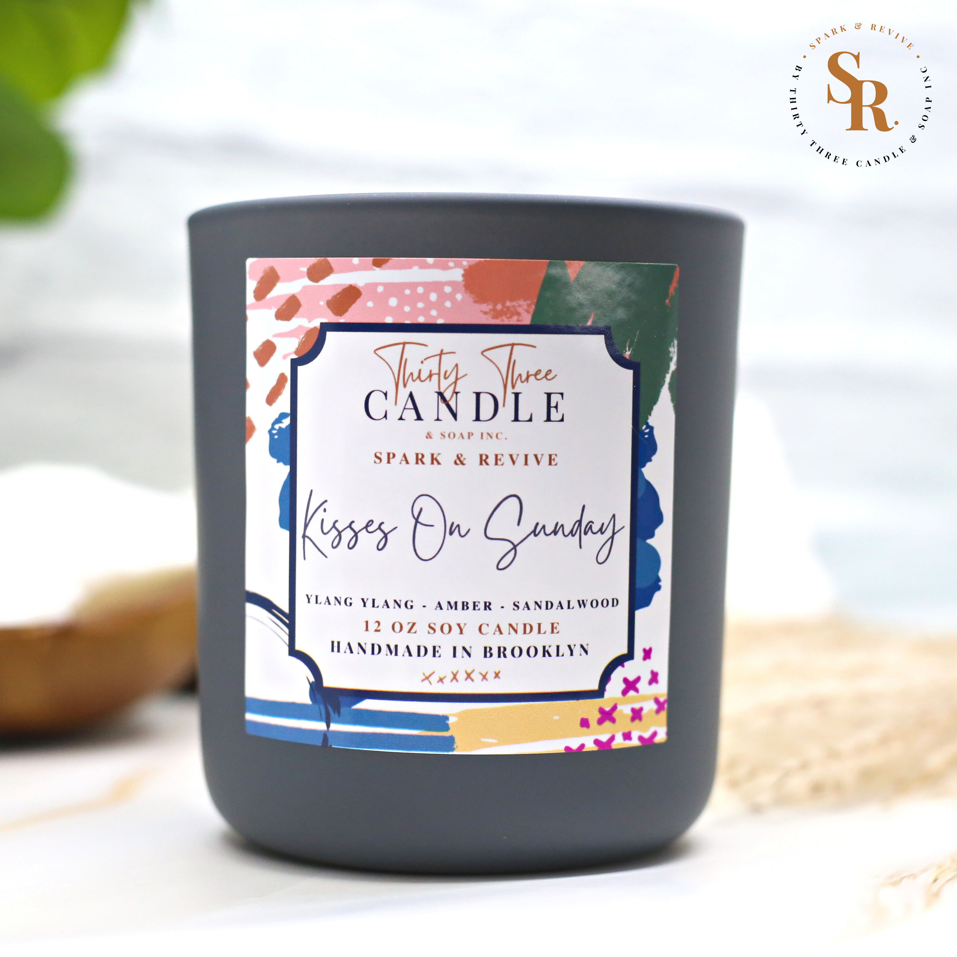 Kisses On Sunday Scented Soy Candle