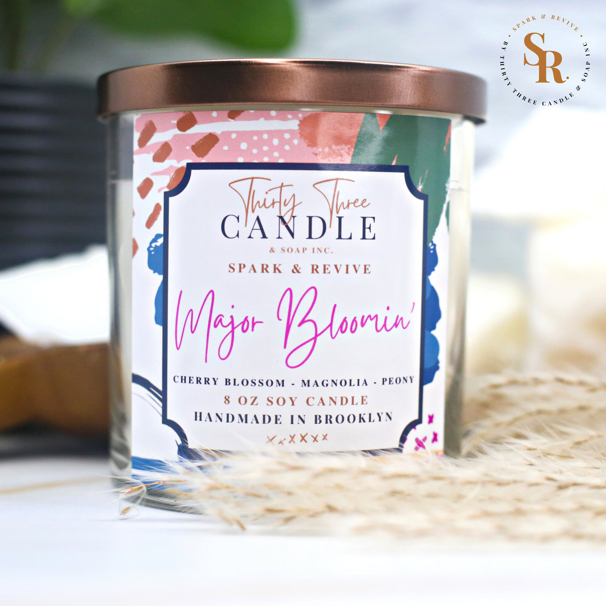 Major Bloomin' Scented Soy Candle