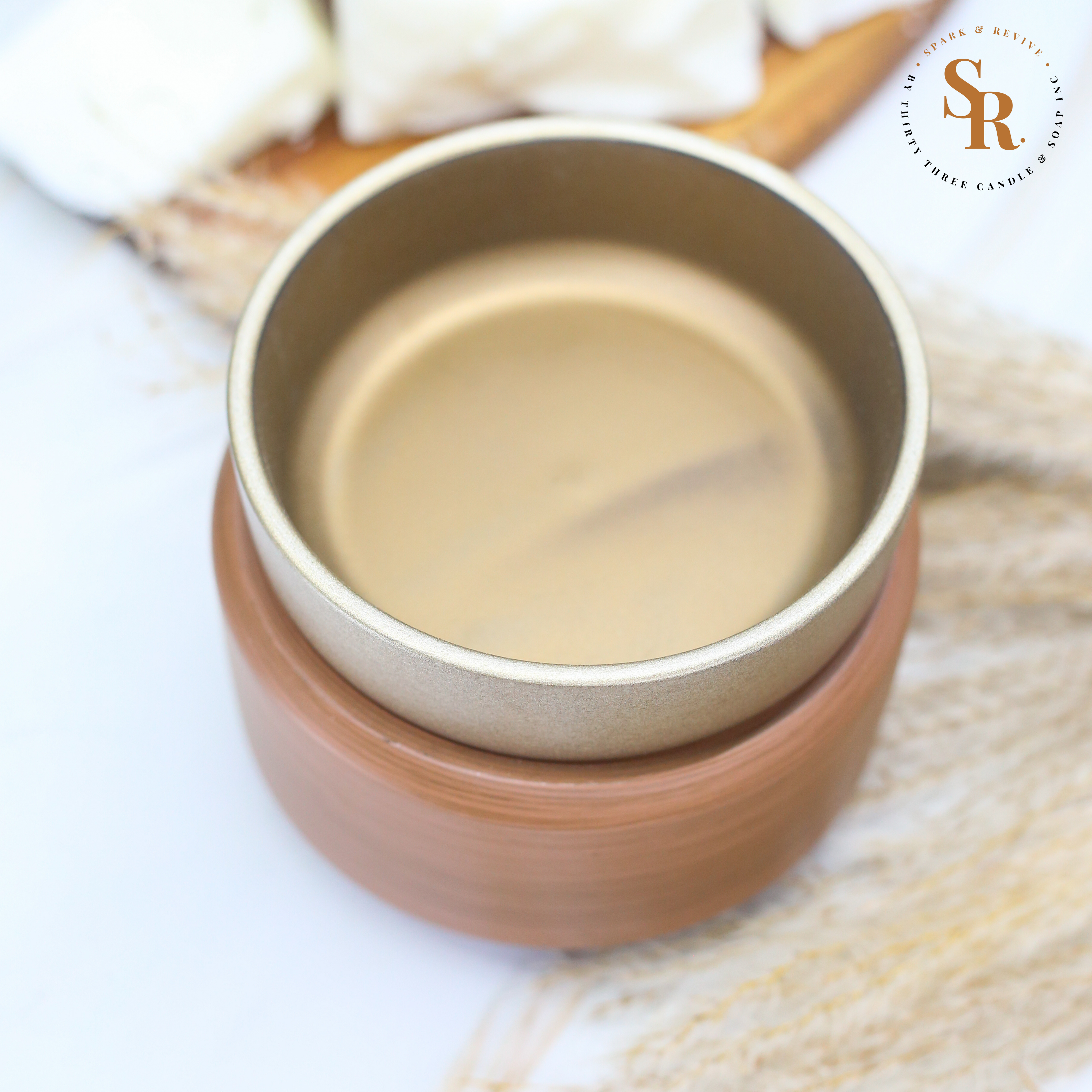 Brown with Pewter Wax Warmer