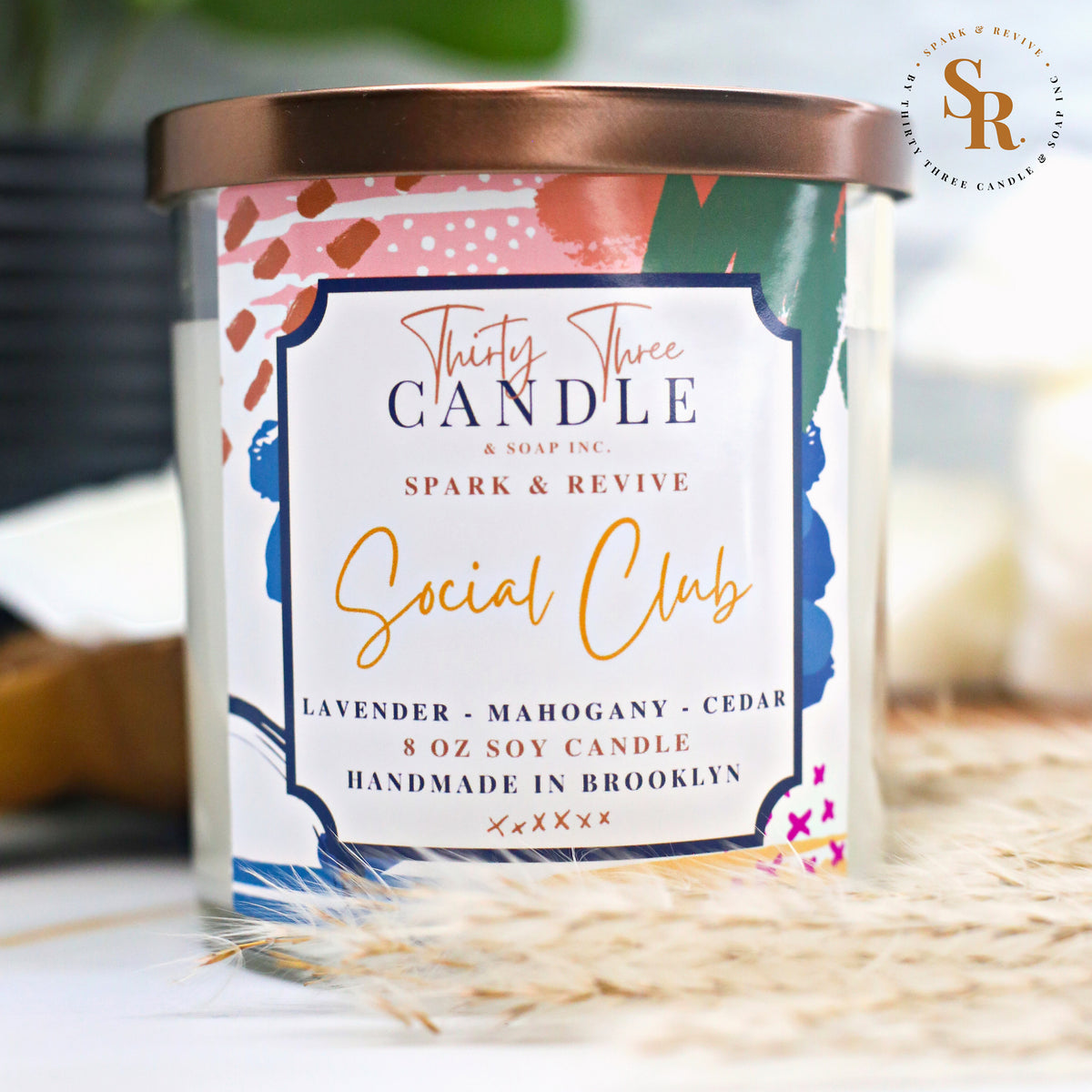 Social Club Scented Soy Candle