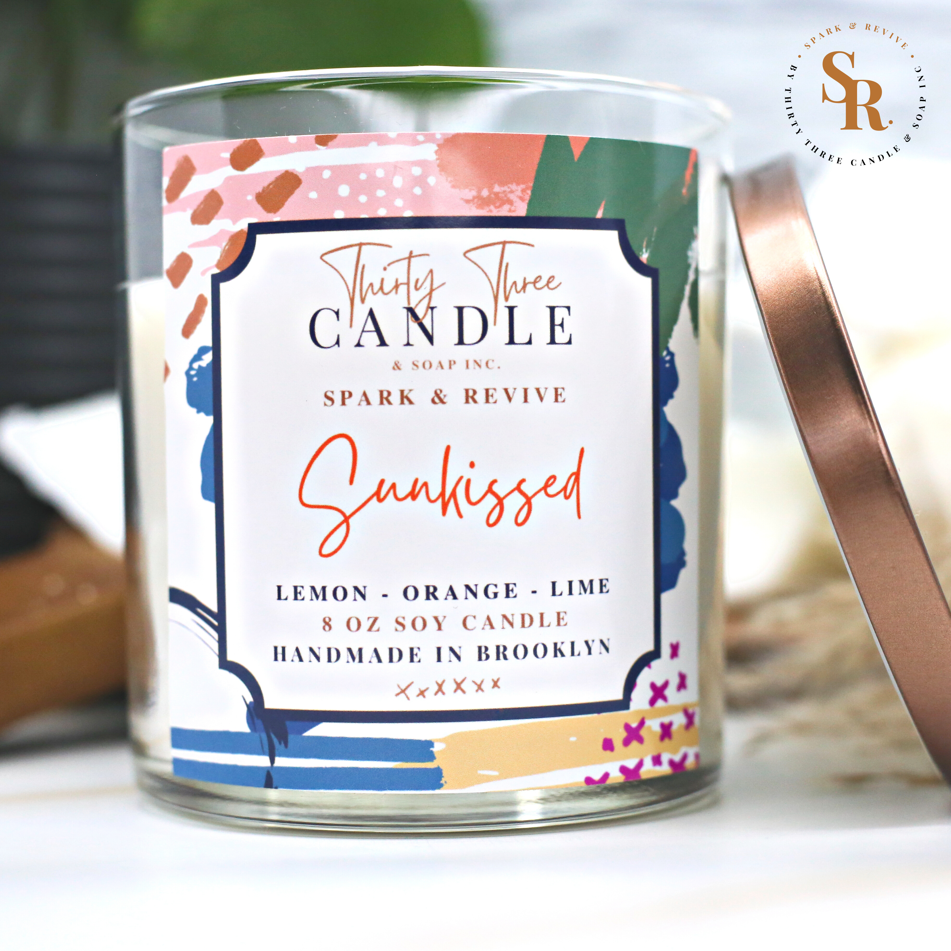 Sunkissed Scented Soy Candle