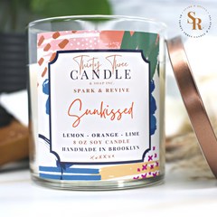 Sunkissed Scented Soy Candle