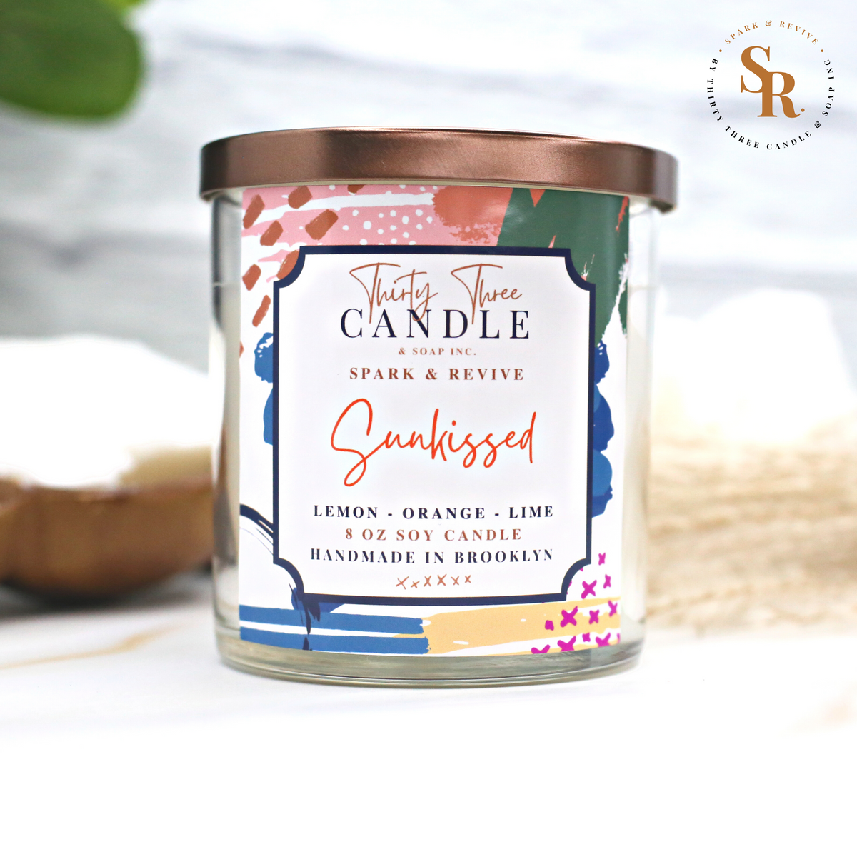 Sunkissed Scented Soy Candle